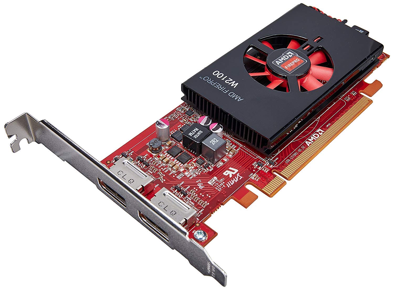 AMD FirePro W2100 Low Profile Professional Graphics Card 2GB GDDR3 - Best for CAD, Video Editing & Multi-Monitor Workstations