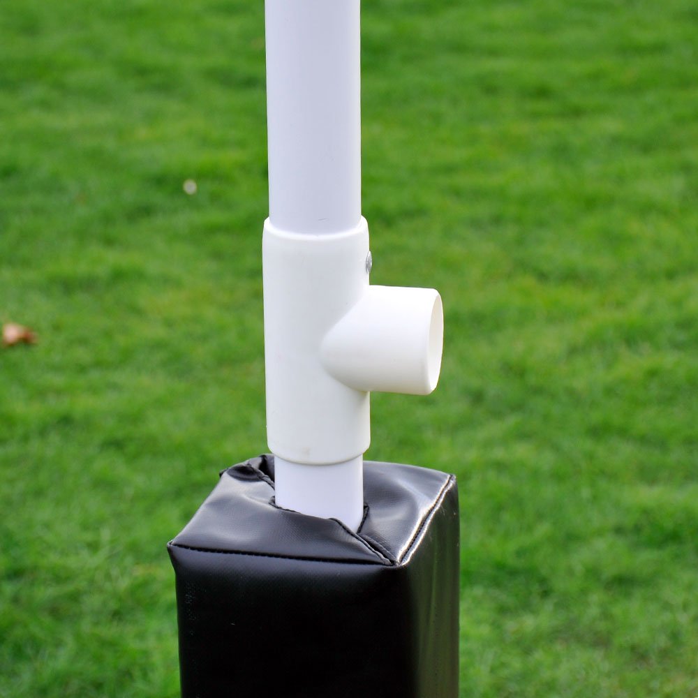 R80 Junior Portable Rugby Goal Posts - Lightweight & Adjustable for Kids & Youth Training - Perfect for Backyard, School, and Club Practice
