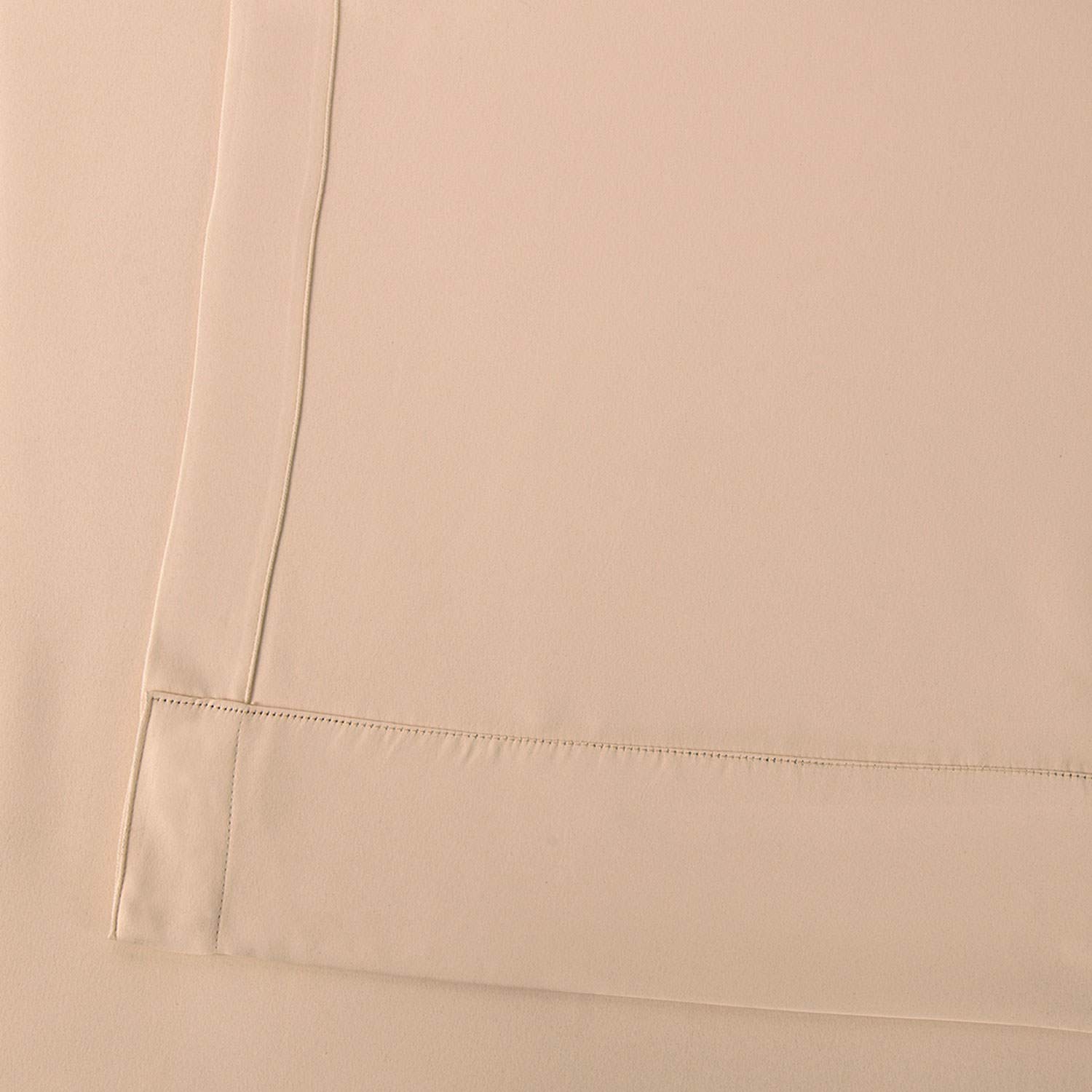 Room Darkening Curtains 50x96 Inches - Blackout Drapes for Bedroom & Living Room Decor - 1 Panel Peach Sheer Window Treatment - HPD Half Price Drapes BOCH-141314-96 | Perfect for Nursery, Home Theater & Light Control