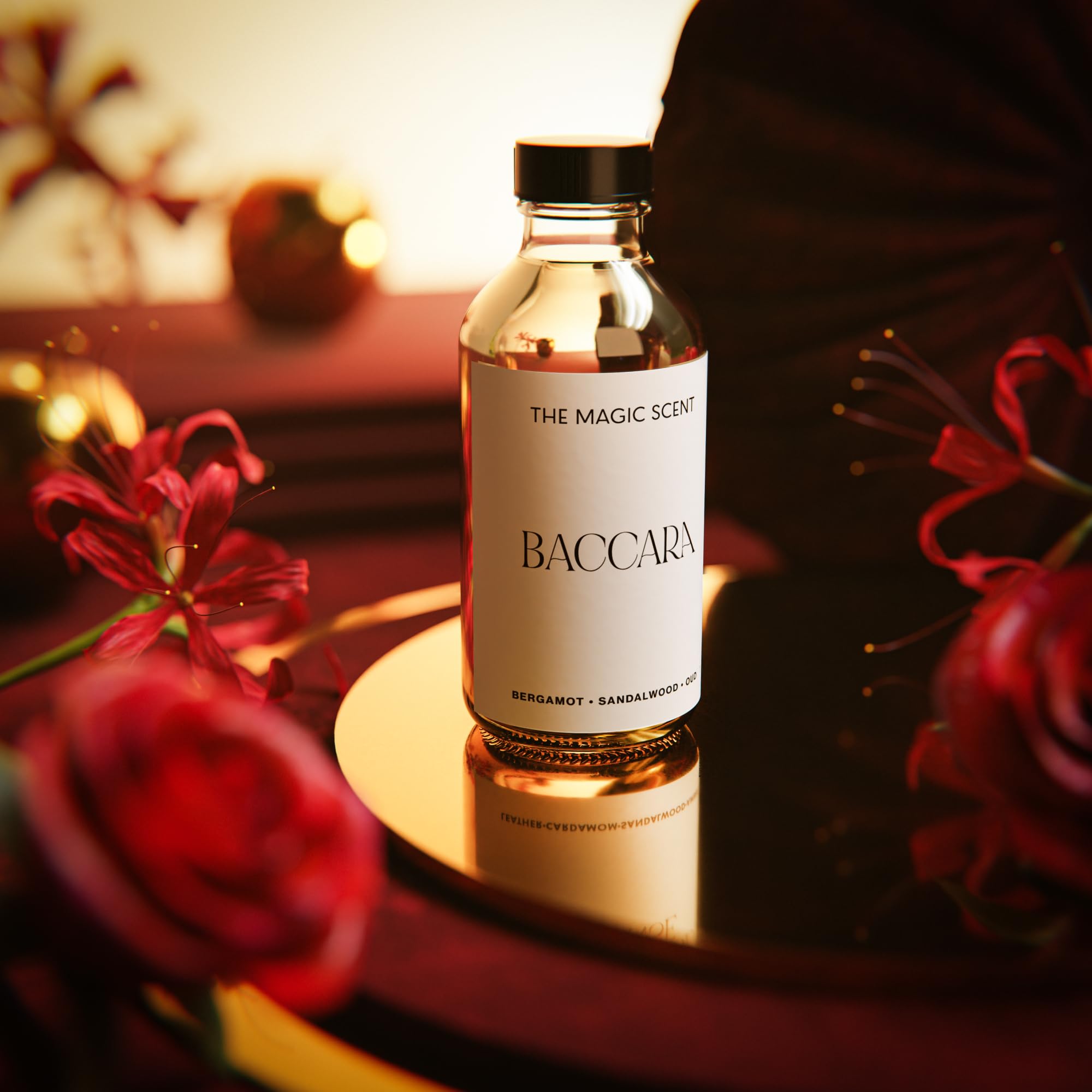 Premium Baccara Essential Oils for Diffusers - 500ml Aromatherapy Oil for HVAC, Cold-Air & Ultrasonic Diffusers | Inspired by Baccarat Rouge | Perfect for Home Spa, Yoga, Meditation & Relaxation