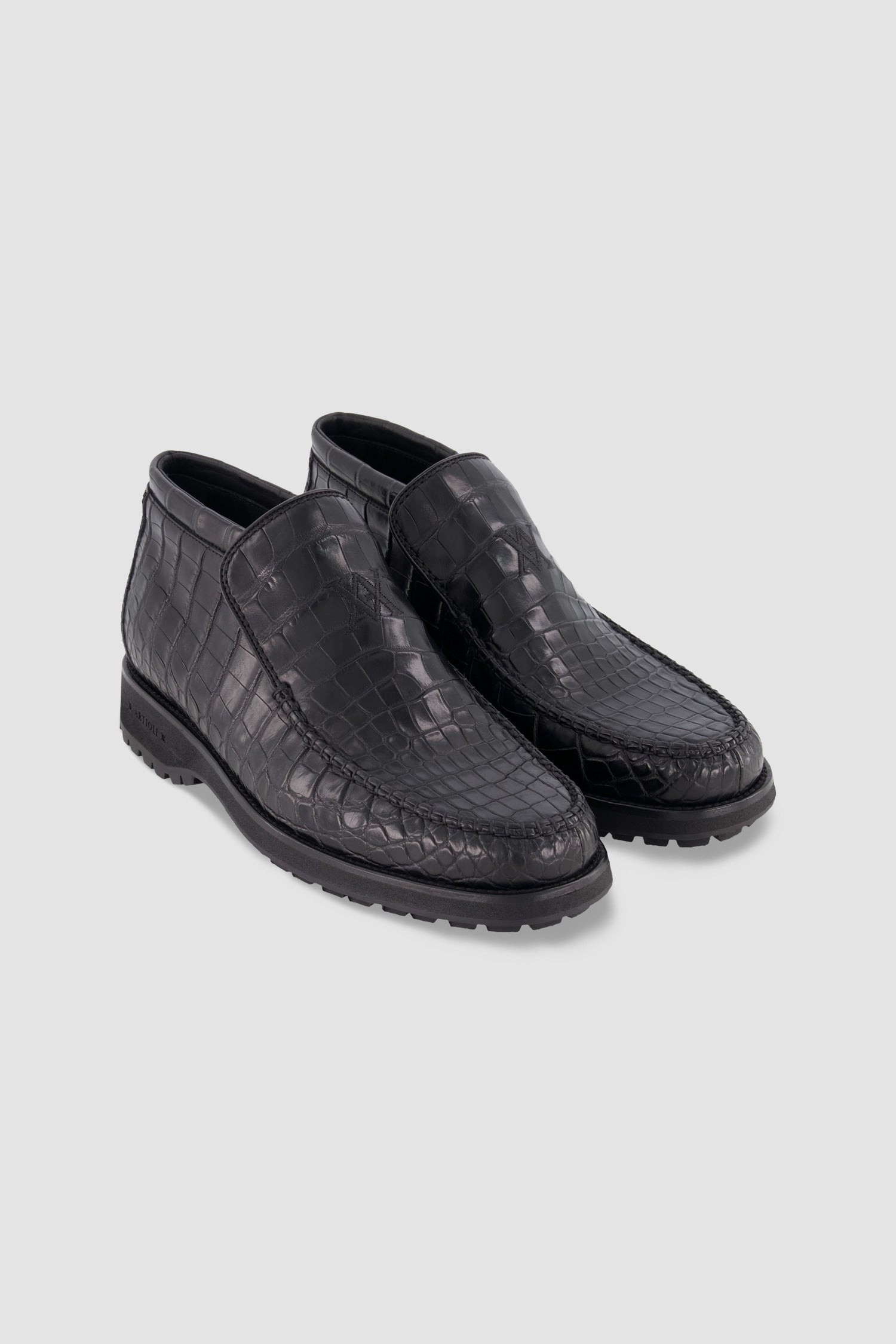 Artioli Genuine Alligator Leather Ankle Boots for Women - Stylish & Comfortable for Casual Wear, Office & Evening Out