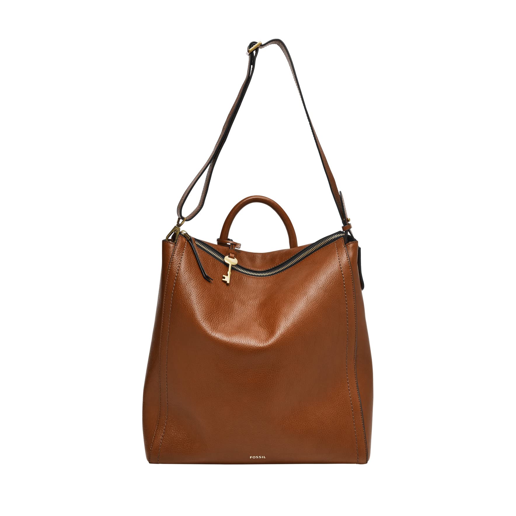 Fossil Women's Parker Genuine Leather Convertible Backpack Purse - Stylish Crossbody Handbag for Work, Travel & Everyday Use
