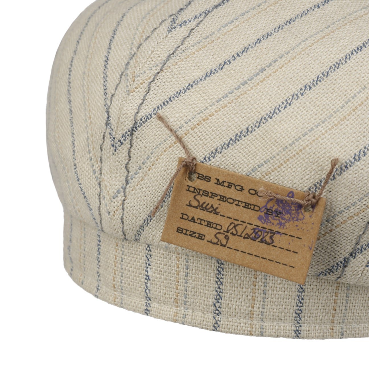 Stetson Ledford Driver Linen Flat Cap - Classic Men's Summer Hat for Golf, Driving & Outdoor Activities