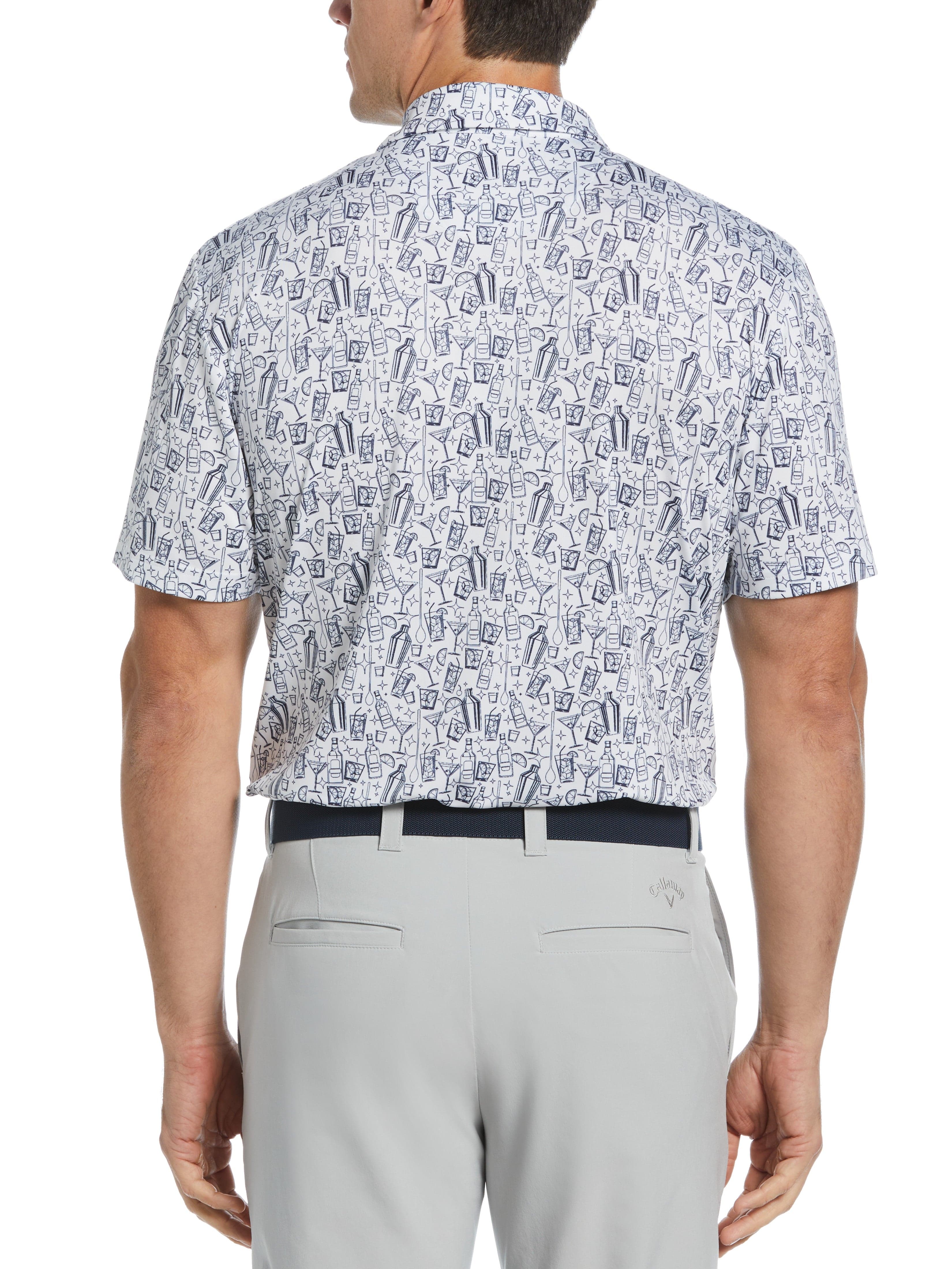 Men's Slim Fit Cocktail Polo Shirt - Breathable & Stylish for Casual Outings, Parties & Office Wear