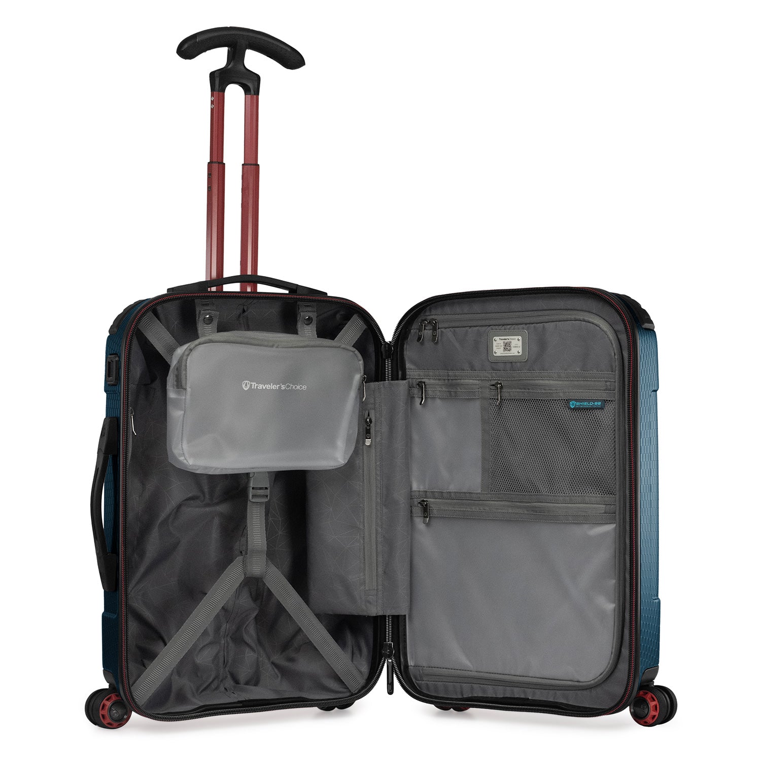 MaxPorter II Carry On Luggage - Lightweight Expandable Suitcase for Travel, Business & Weekend Trips - TSA Approved Spinner Wheels & Durable Polycarbonate Shell