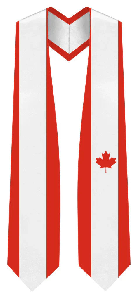 International Flag Graduation Stole - Multicolor Sash for Graduation Ceremony - Perfect for High School & College Commencement