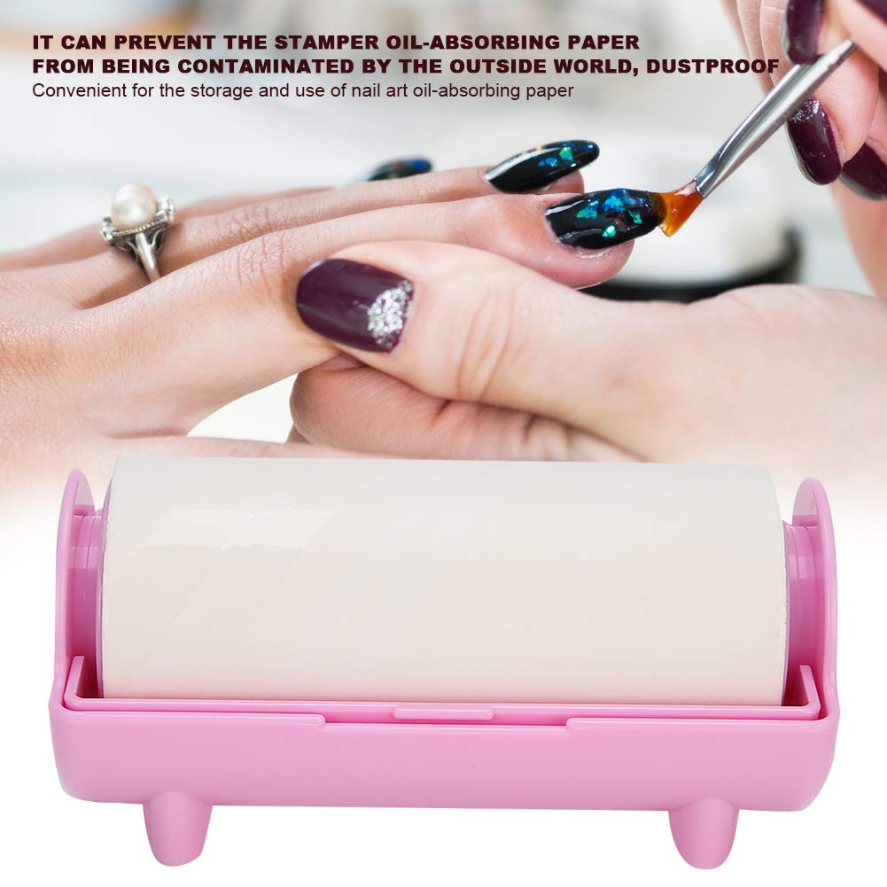 Professional Nail Stamper Kit with Oil Absorbing Sheets - Nail Art Pattern Removal Tool for Manicures at Home & Salon | DIY Nail Design Essential for Gel & Acrylic Nails