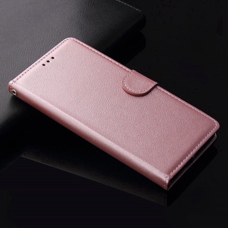 Genuine Leather Wallet Case for Samsung Galaxy - Slim RFID Blocking Phone Cover with Card Holder for Daily Use & Travel