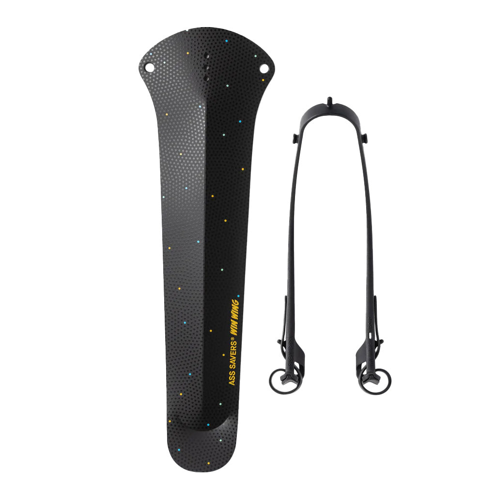 Ass Savers Win Wing 2 Road Bike Fender - Lightweight Mudguard for Mountain & Commuter Bikes - Praline Color - Perfect for Wet Weather Cycling & Urban Commuting