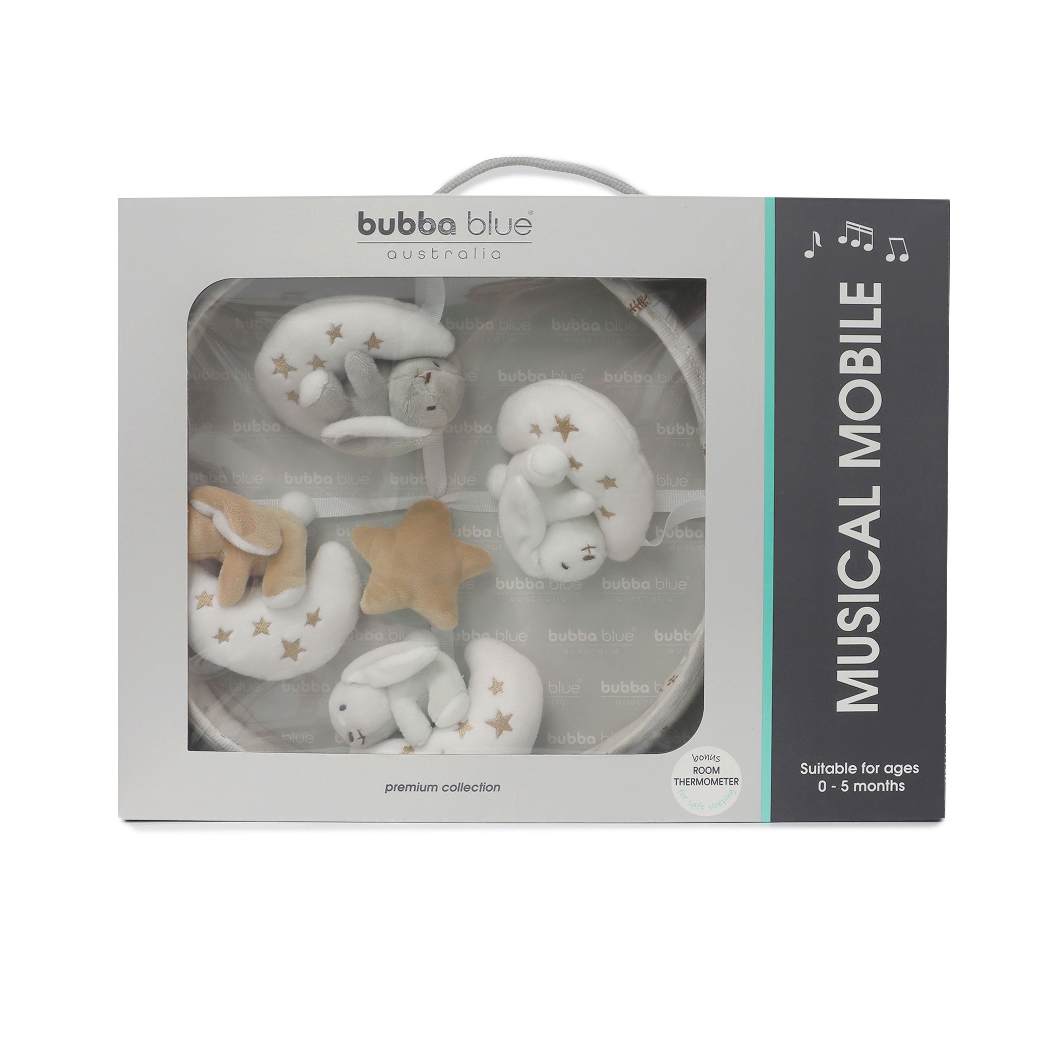 Bunny Dreams Musical Mobile - Cute Baby Crib Mobile with Soothing Music & Rotating Toys for Nursery Decor & Infant Sleep Aid