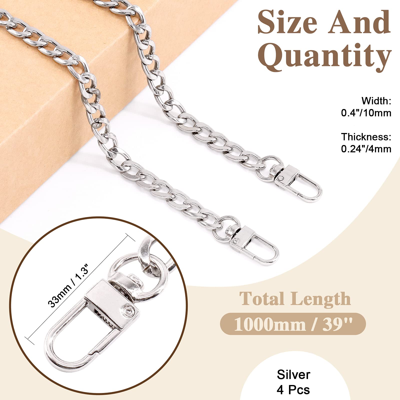 8Pcs 15.7
