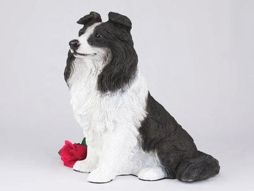Personalized Border Collie Memorial Urn for Ashes - Handcrafted Pet Cremation Urn for Dogs - Perfect for Home Memorials, Pet Funerals & Keepsakes