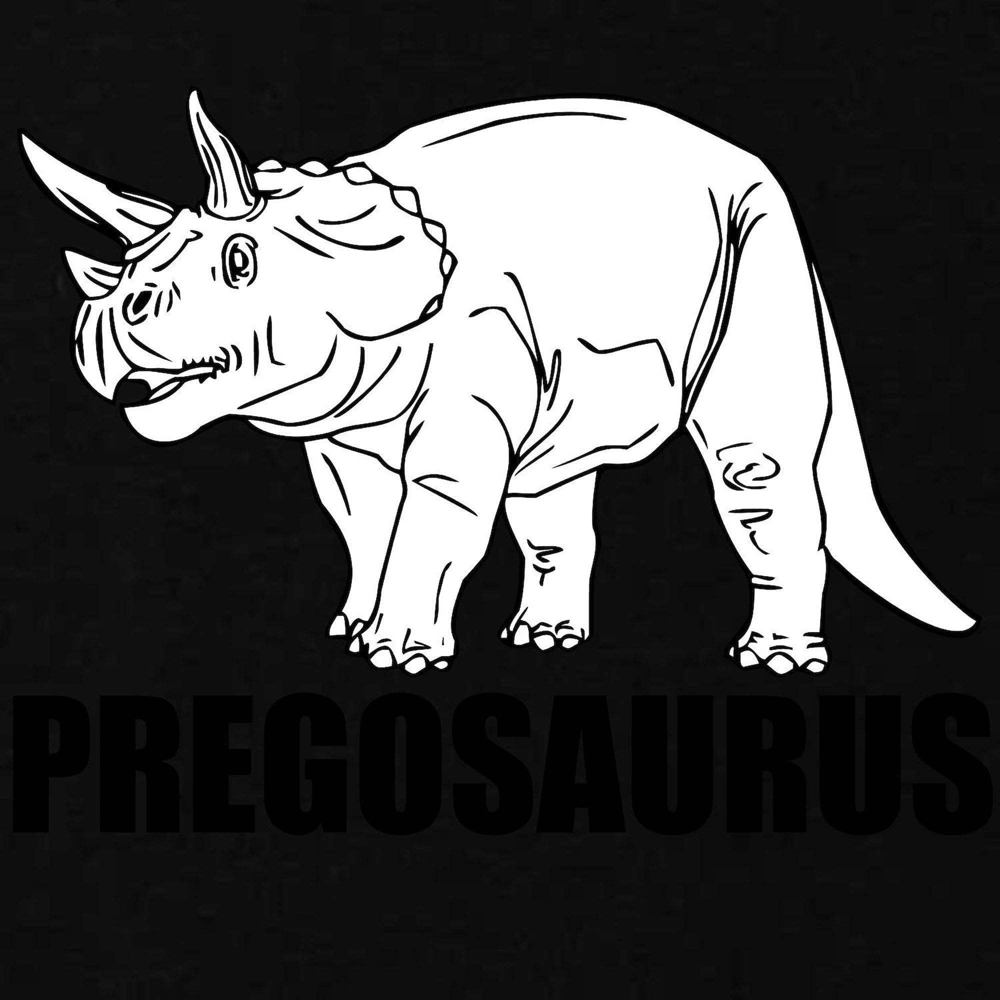 Pregosaurus Maternity T-Shirt for Women - Stretchable Ruched Side Design for Comfort During Pregnancy | Perfect for Baby Showers, Maternity Photos & Everyday Wear