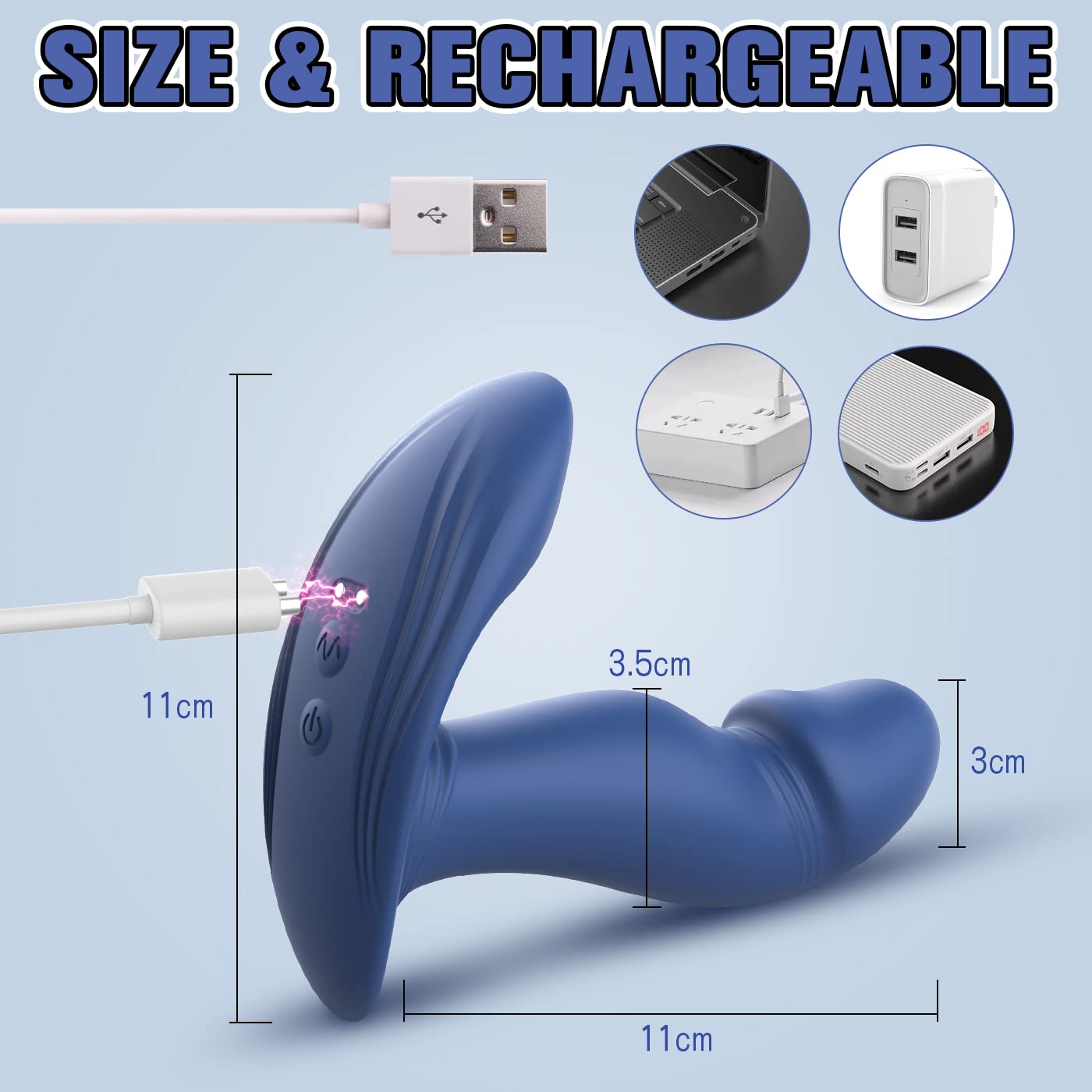 **APP Controlled Rechargeable Anal Vibrator & Prostate Massager for Men - Remote Interactive G-Spot Stimulator, Couples Sex Toy for Men & Women | Perfect for Solo Play, Partner Fun & Long-Distance Intimacy**