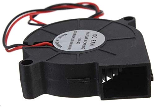 3Pcs 12V 50mmx50mm 3D Printer Cooling Fan - High Speed Radial Blower for 3D Printer Accessories | Perfect for ABS/PLA Filament Cooling & Heat Dissipation