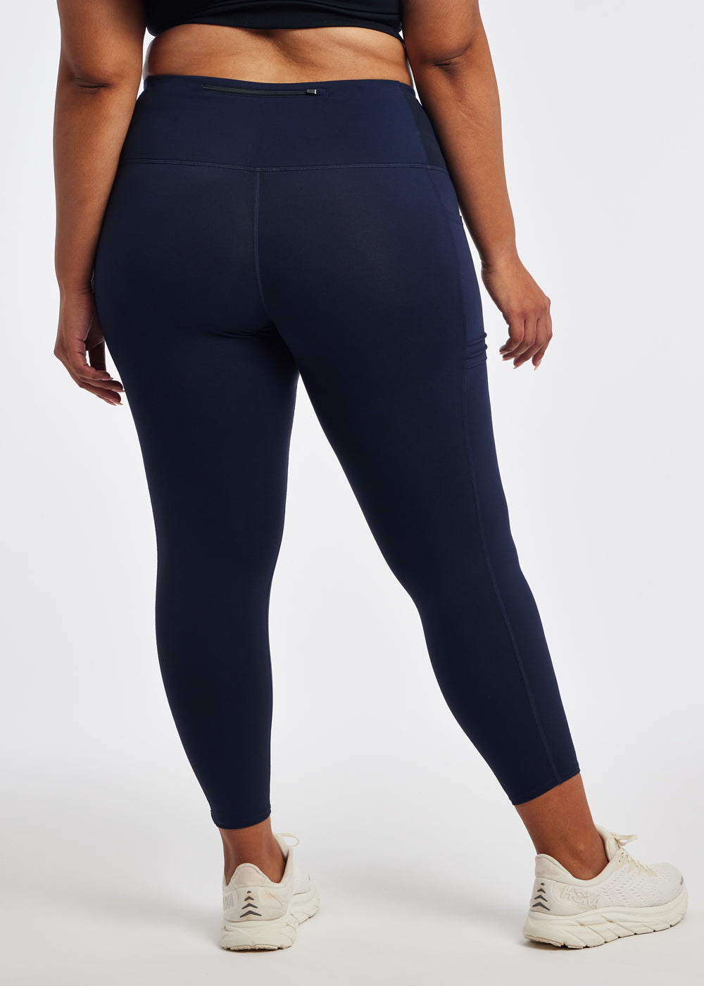 Pocket Jogger 3/4 Running Tights for Women - High Waist Workout Leggings with Side Pockets - Perfect for Jogging, Yoga, Gym & Outdoor Activities