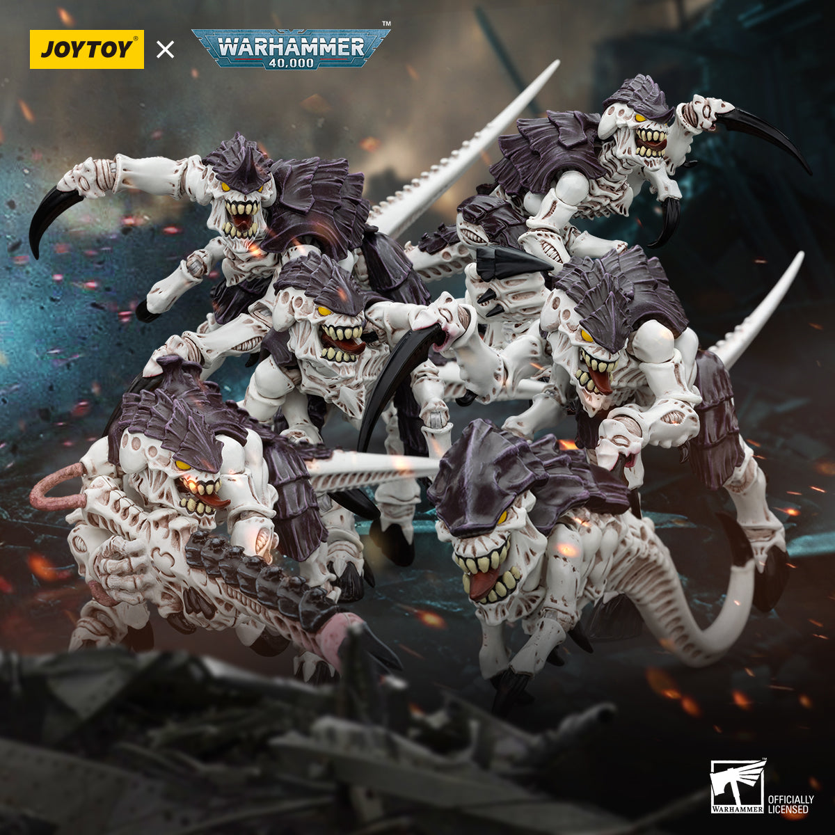 JOYTOY 1/18 Scale Warhammer 40K Tyranids Hive Fleet Leviathan Hormagaunt Termagant Ripper Action Figure - Perfect for Tabletop Gaming, Collecting & Display