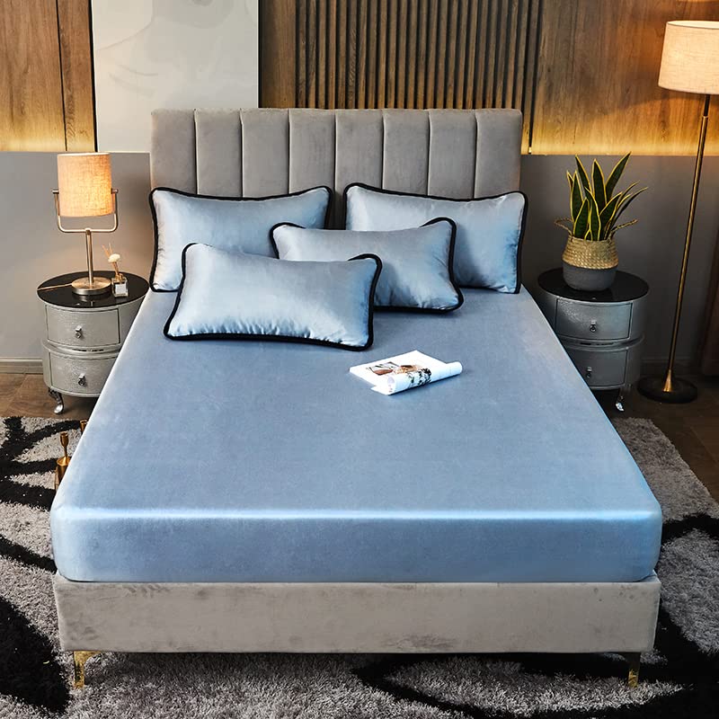 Breathable Viscose Summer Sleeping Mat & Bed Sheet Set - Soft Cooling Mattress Cover for Air Conditioning (150x200cm, Purple) | Perfect for Hot Weather, Guest Rooms & Dormitory Comfort