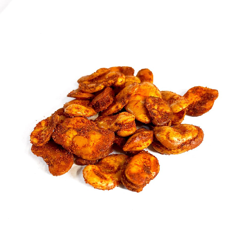 Jack's Habas Chili Lemon Snacks | 25lb Bulk Case | Spicy & Tangy Mexican-Style Broad Beans | Perfect for Parties, Movie Nights & Office Snacking