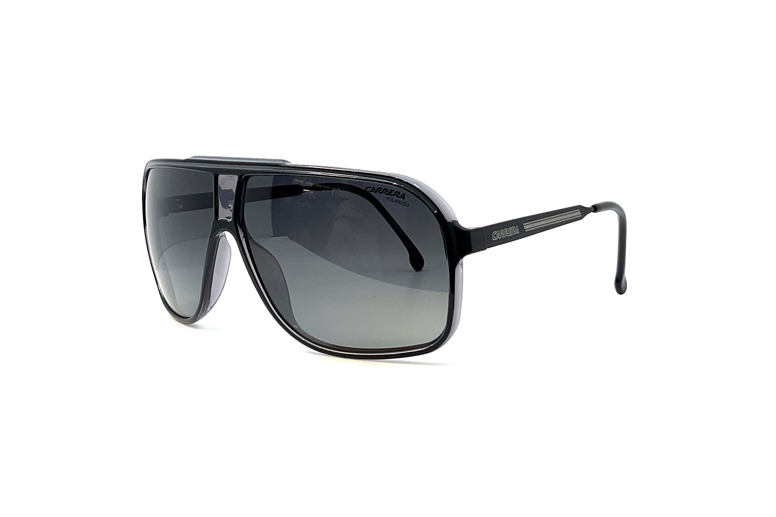 Carrera Grand Prix 3 Black Racing Sunglasses - Polarized Sports Shades for Cycling, Running & Outdoor Activities