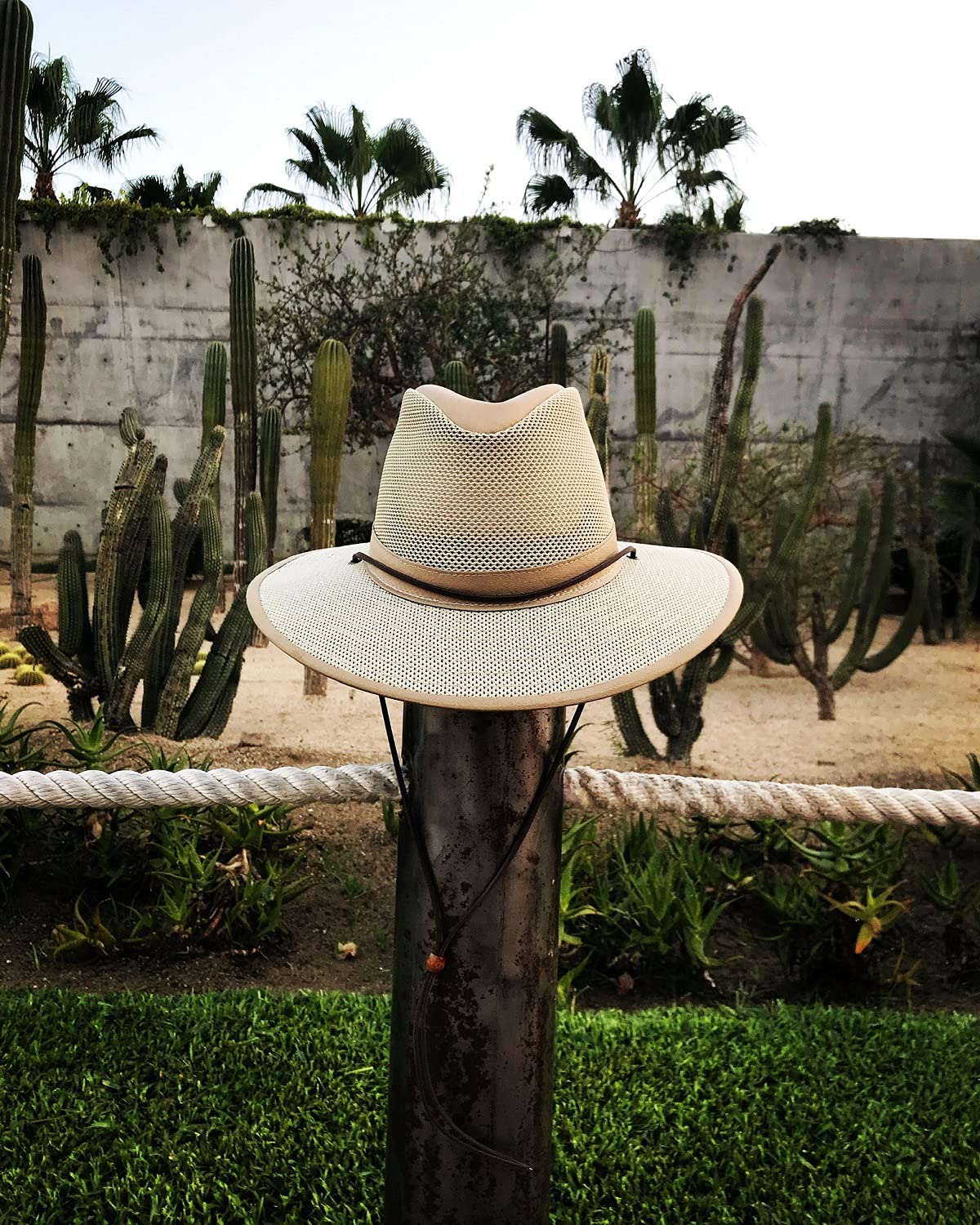 Henschel Aussie Breezer Hat 5312 - Premium Cotton Twill Sun Hat Made in USA - Wide Brim Summer Outdoor Hat for Beach, Gardening & Travel