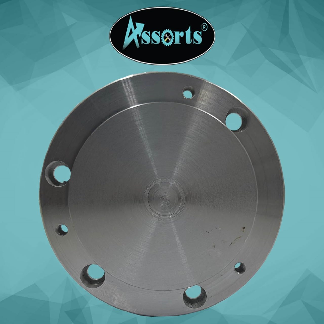 High-Quality Tool Steel Back Plate for Rotary Tables - 125mm Diameter with 95mm Recess - Includes 3 T-Nuts & Bolts - Perfect for Mounting Chucks in Precision Engineering & Machining Applications
