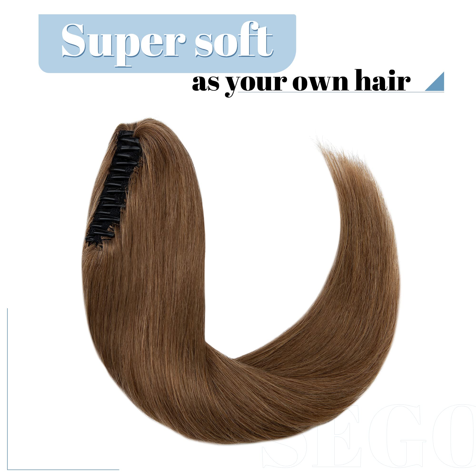 SEGO Clip-In Ponytail Hair Extensions 22