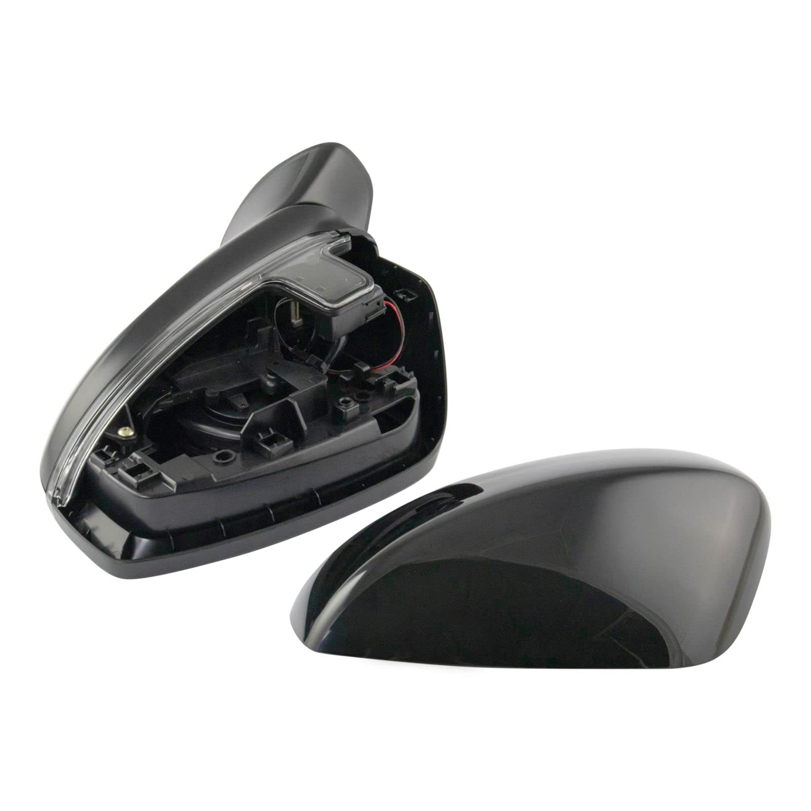 Replacement Left Side Mirror without Heat & Manual Folding - Compatible with 2017-2022 Mazda CX-5 & 2016-2020 CX-9 (Part# MA1320194 MA1324104) - Perfect for DIY Repairs & Vehicle Maintenance