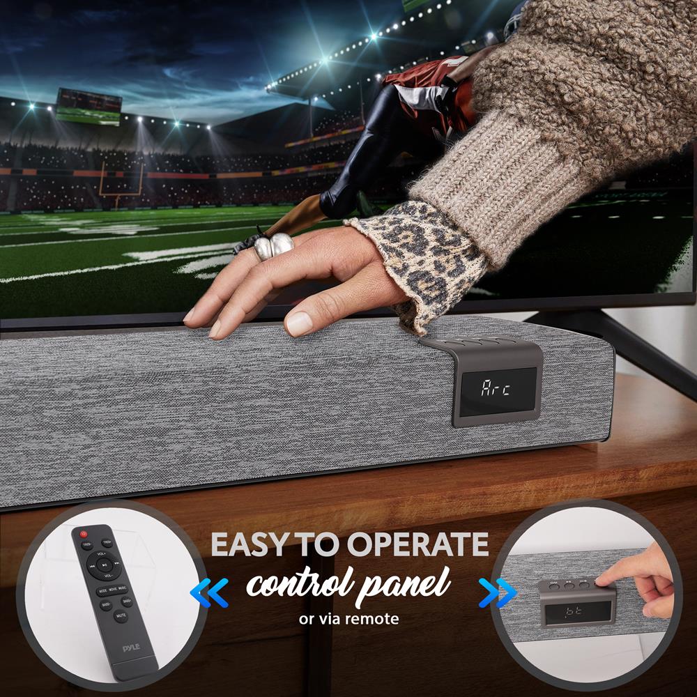 Best Convertible Soundbar Speaker with Bluetooth - Wireless Home Theater System for TV, Movies & Gaming | Living Room & Bedroom Audio Solution