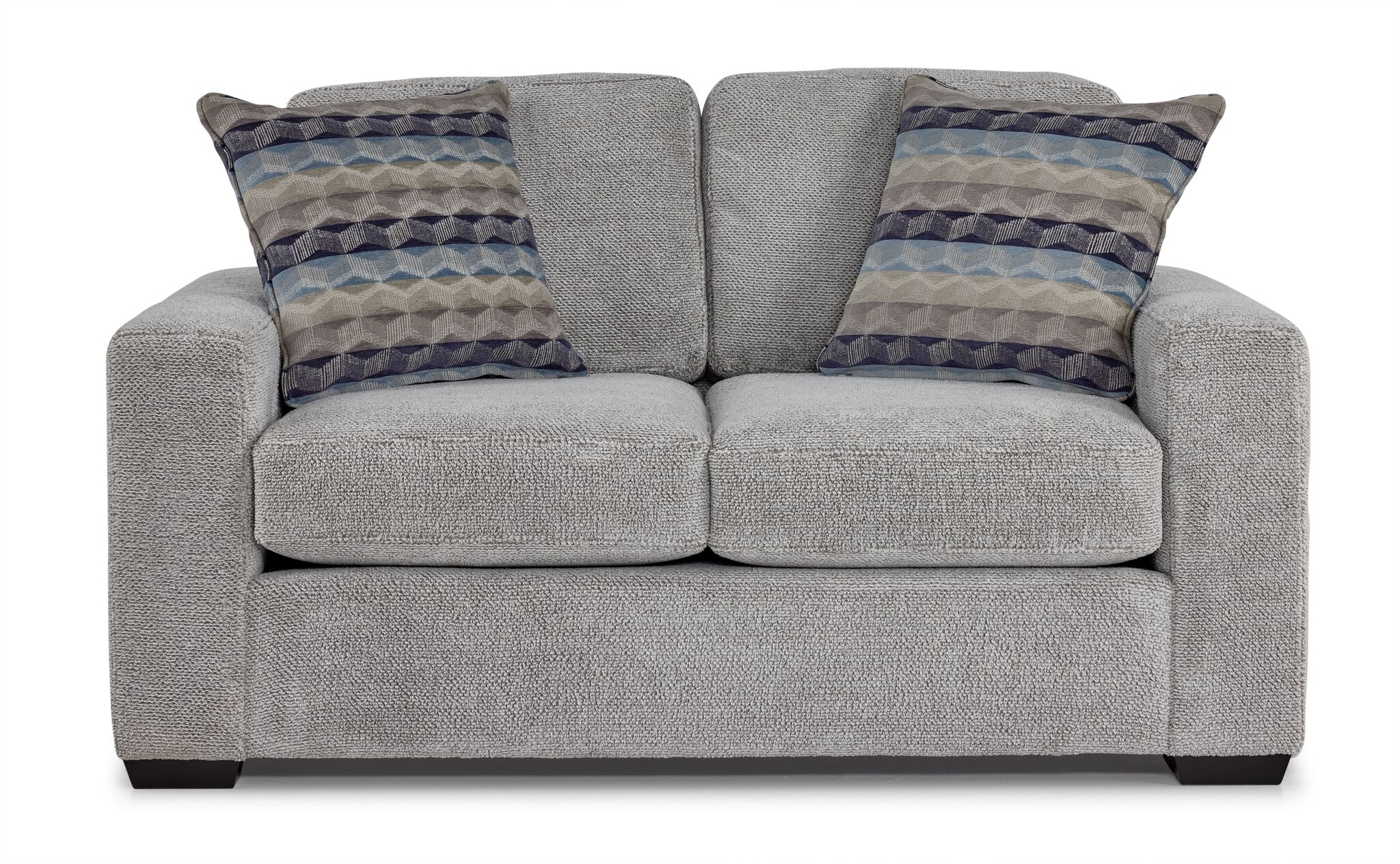 Celeste Loveseat in Snoopy Grey - Modern Small Sofa for Living Room, Bedroom, or Office - Perfect for Cozy Spaces and Small Apartments