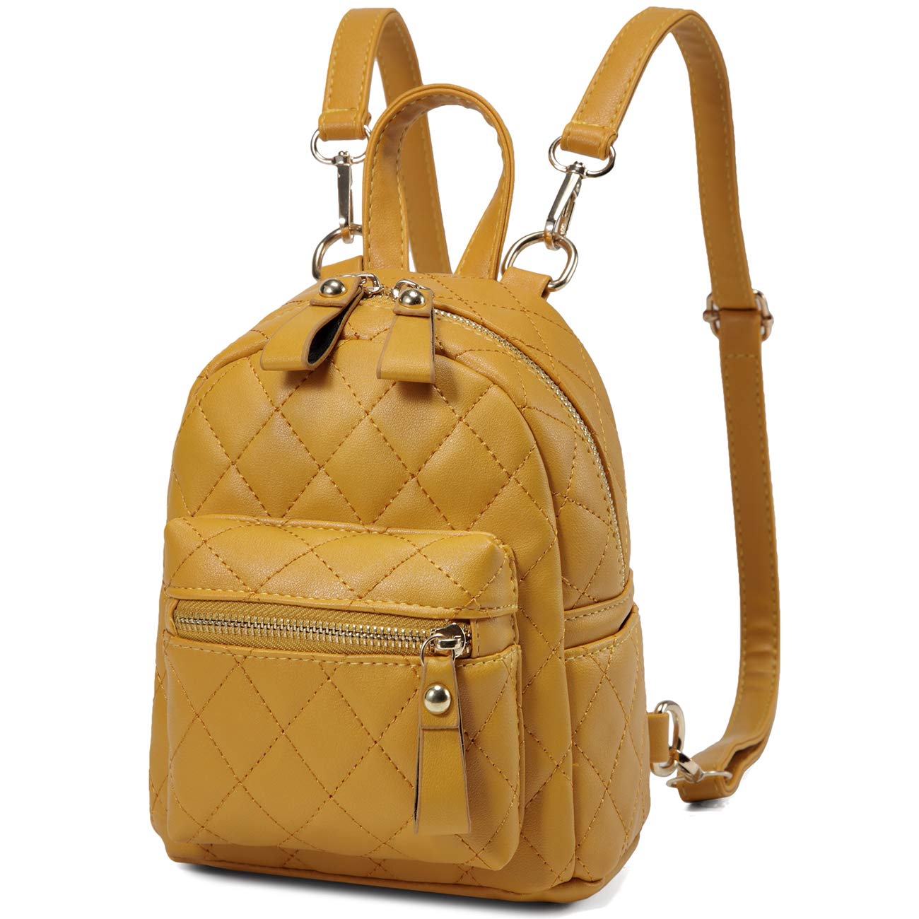 Kasqo Mini Backpack Purse for Women - Small PU Leather Handbag for Girls & Teens, Lightweight Cute Backpack - Perfect for School, Travel & Daily Use