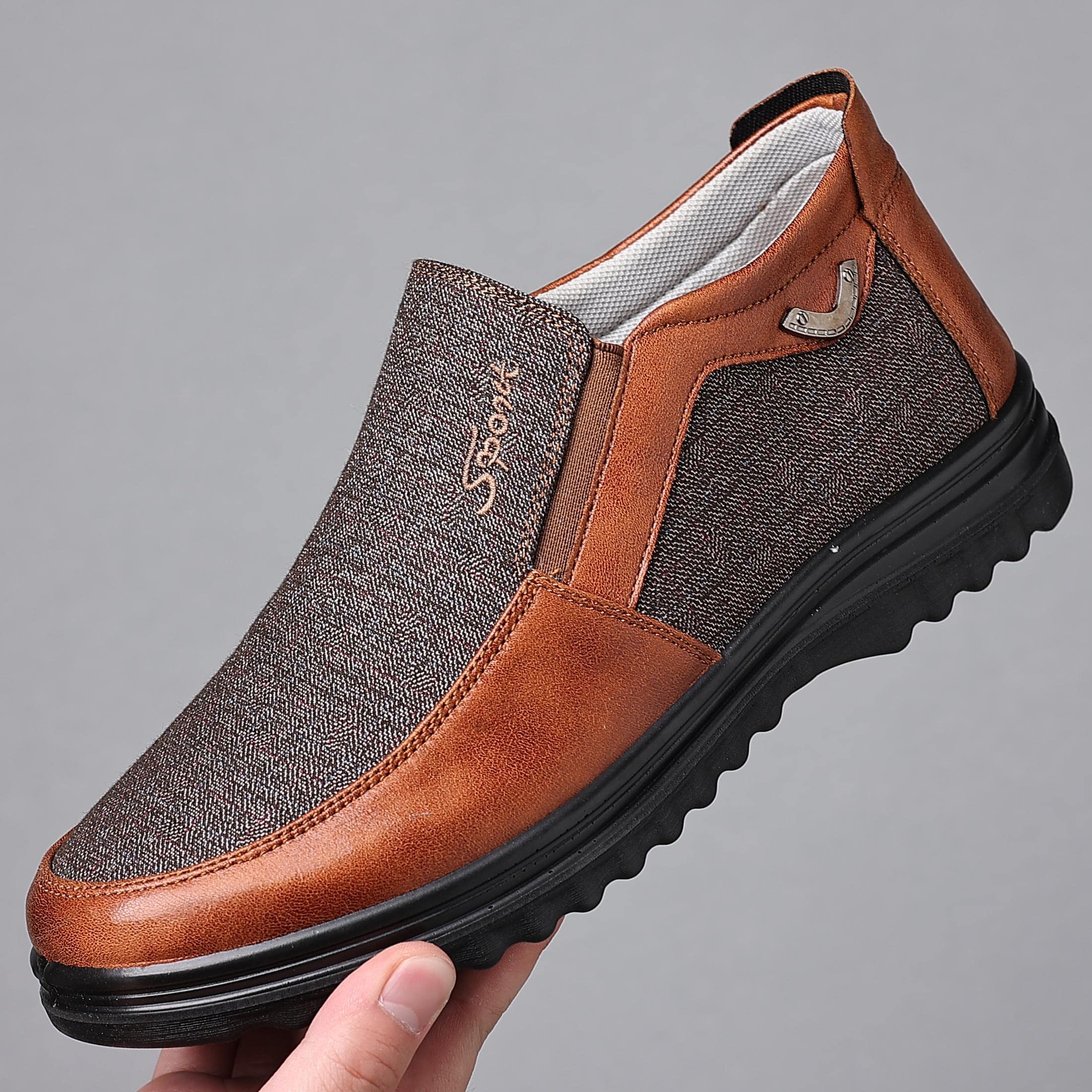 COSIDRAM Men's Casual Loafers - Lightweight Breathable Moccasin Shoes for Men | Comfortable Slip-On Ankle High Shoes for Walking, Travel & Daily Wear