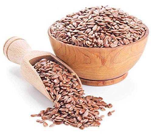 Organic Flax Seeds for Eating - High in Omega-3 & Fiber - 2.2 Lb (1 Kg) - Perfect for Smoothies, Baking & Healthy Snacks