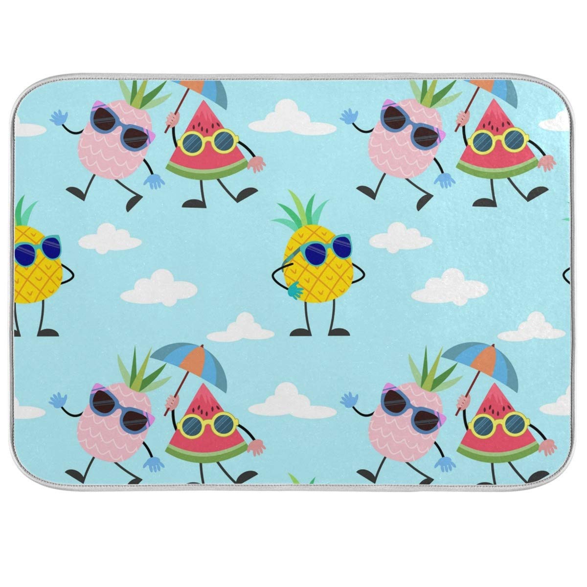 Premium Absorbent Microfiber Dish Drying Mat - 16