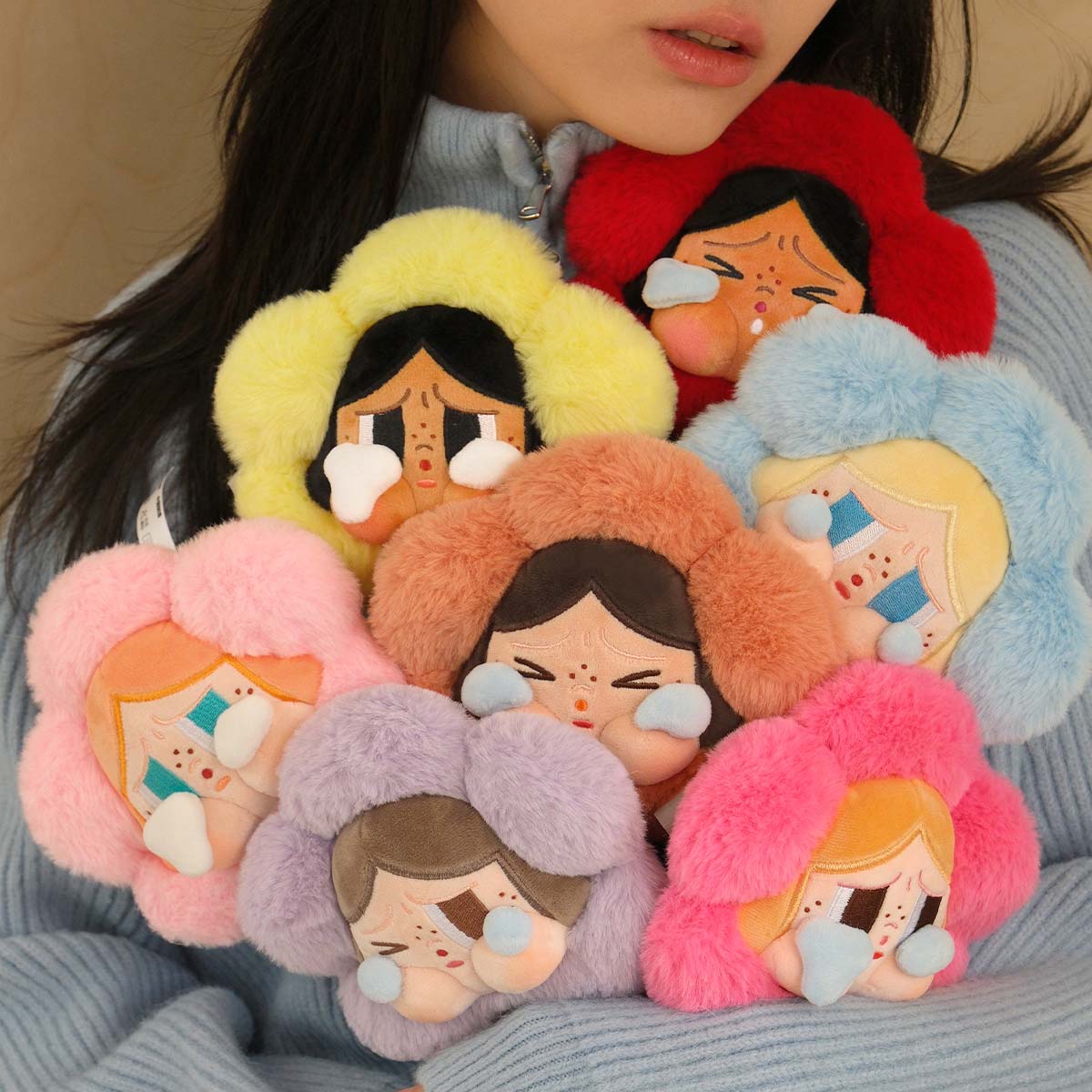 CryBaby Sad Club Series Plush Flower Stuffed Toy - Soft Huggable Doll for Kids & Collectors | Perfect for Gifts, Bedroom Decor, and Emotional Comfort