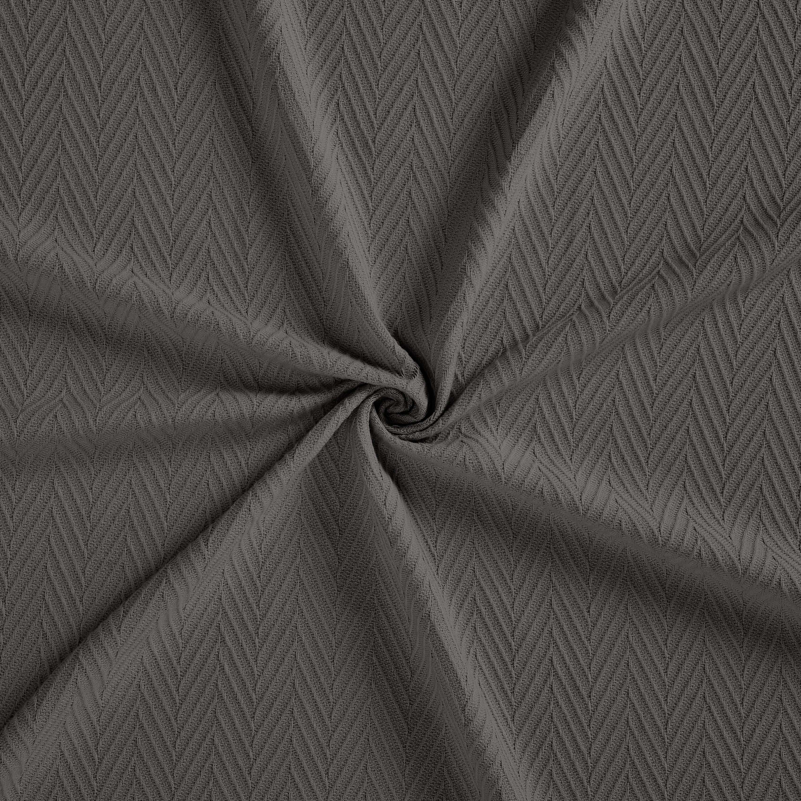 Soft All-Season Chevron Cotton Bed Blanket & Sofa Throw - Cozy Home Decor for Living Room, Bedroom, and Travel
