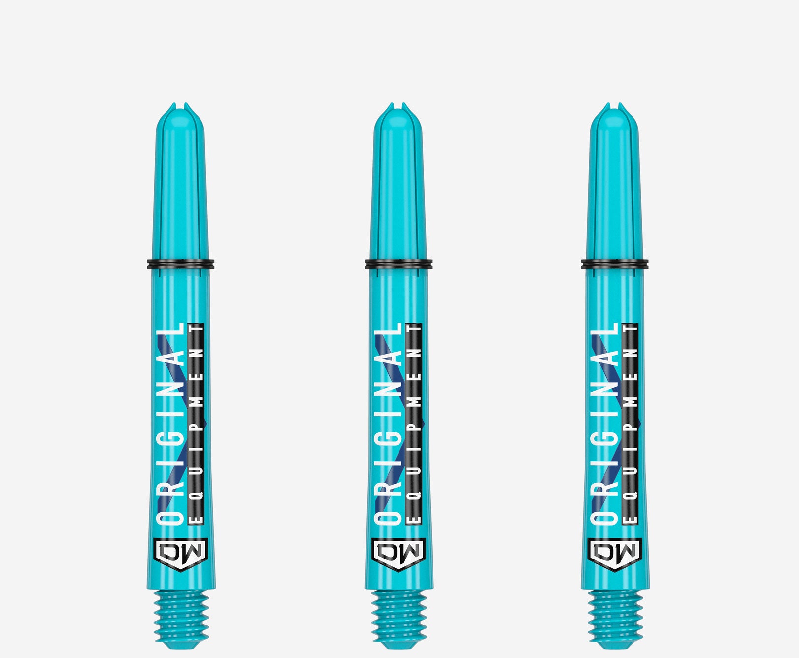 DART WORLD Clinch Darts Shafts 3 Pack - Teal Color | Professional Dart Accessories for Steel Tip & Soft Tip Darts | Perfect for Bars, Tournaments & Home Practice