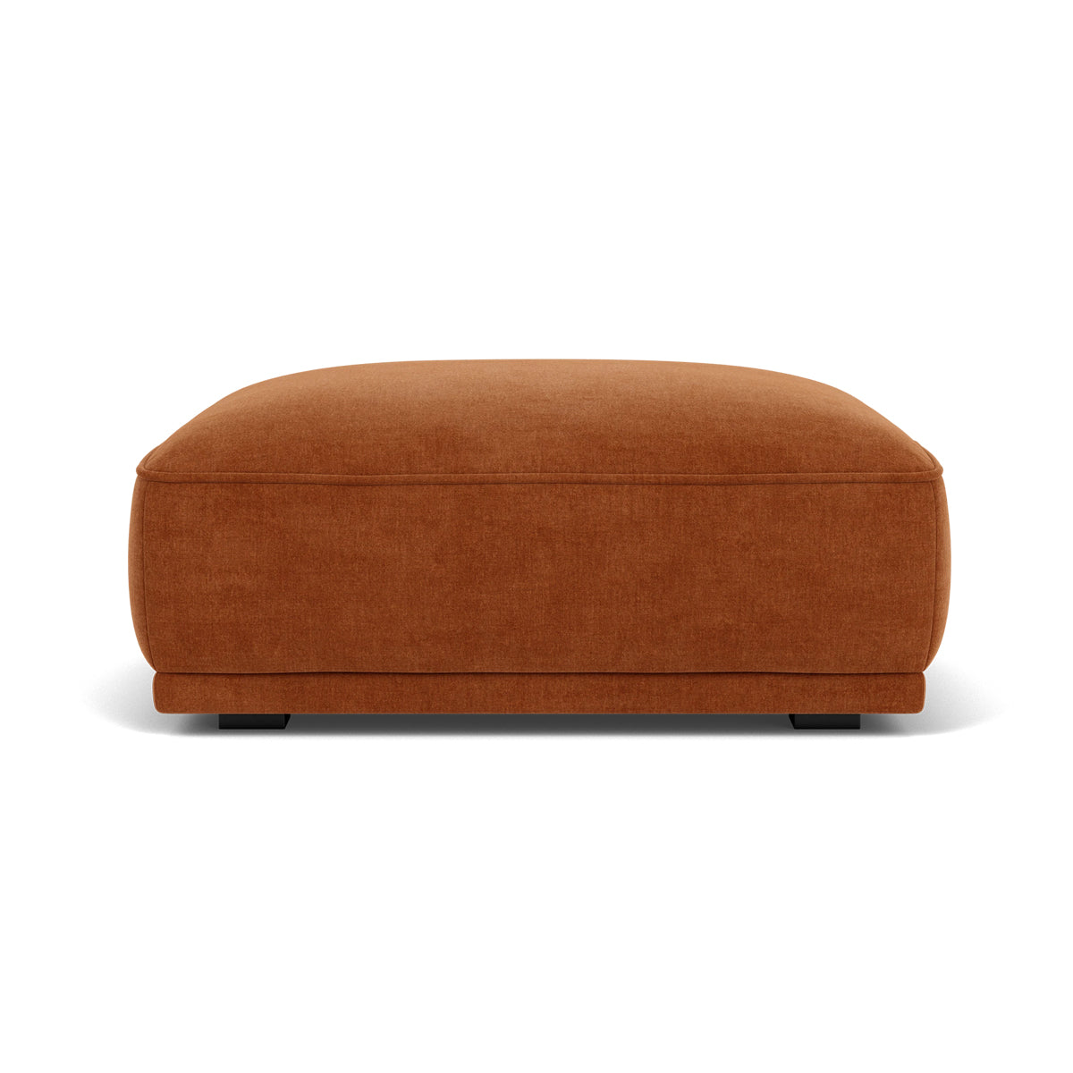 Leonora Fabric Storage Ottoman with Tufted Top - Stylish Footrest, Coffee Table & Extra Seating for Living Room, Bedroom & Dorm