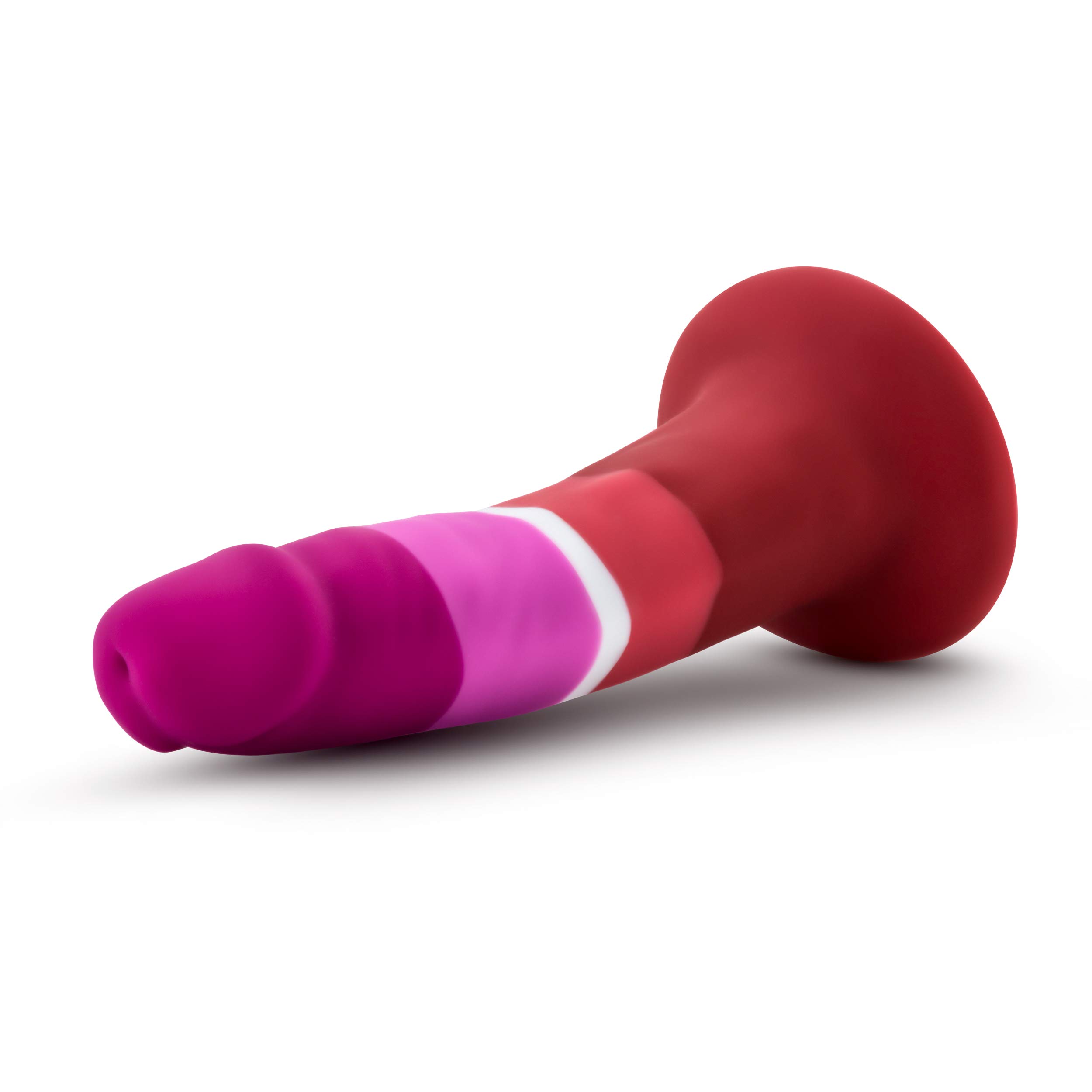 Blush Novelties Avant Pride P3 Platinum Silicone Dildo - 5.5 Inch G-Spot Stimulator with 1.25 Inch Ultrasilk Shaft - Suction Cup & Strap-On Ready - Body-Safe Adult Toy for Women, Men & Couples - Perfect for Pegging, Solo Play & Partnered Intimacy