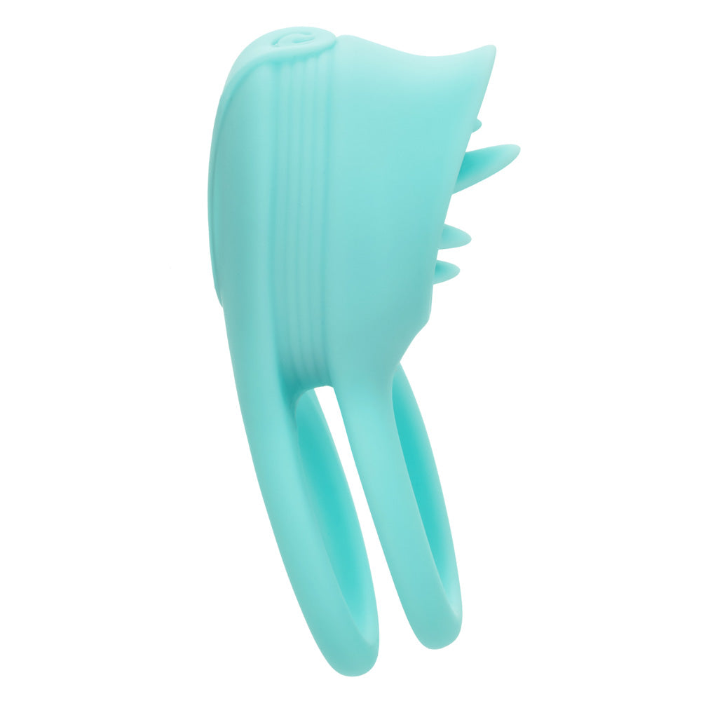 French Kiss Vibrating Cock Ring for Couples - Clitoral & Ball Stimulator - Enhance Intimacy & Pleasure for Romantic Nights & Spicy Moments