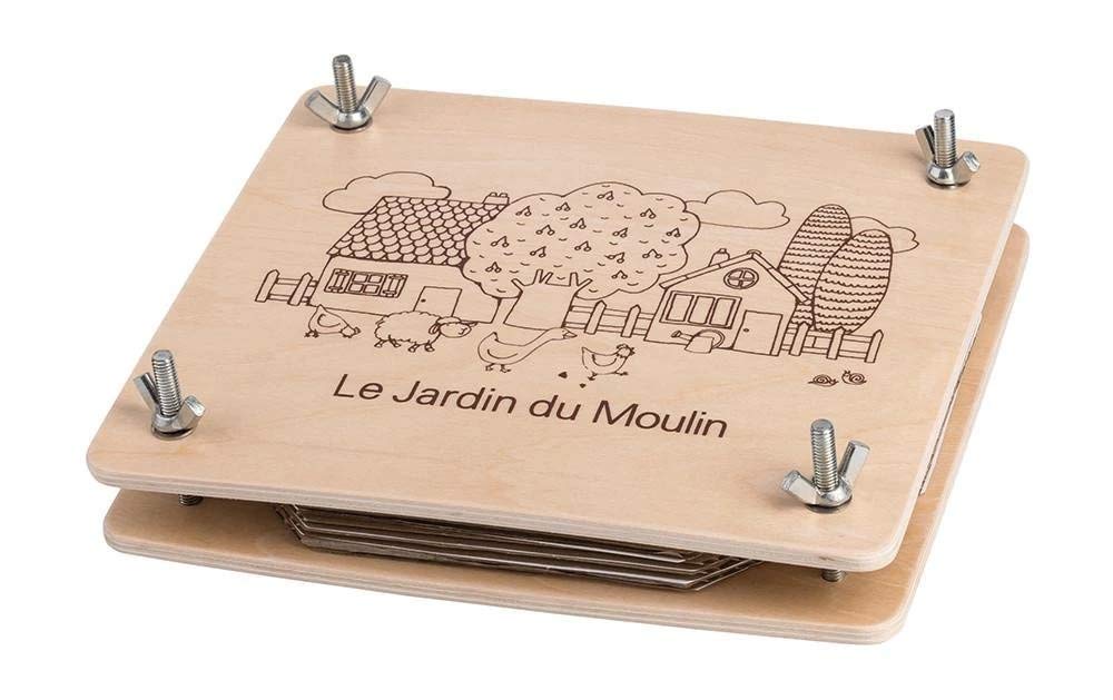 Le Jardin Flower Press Kit - Botanical Press for Drying Flowers & Leaves | Perfect for DIY Crafts, Scrapbooking & Nature Preservation