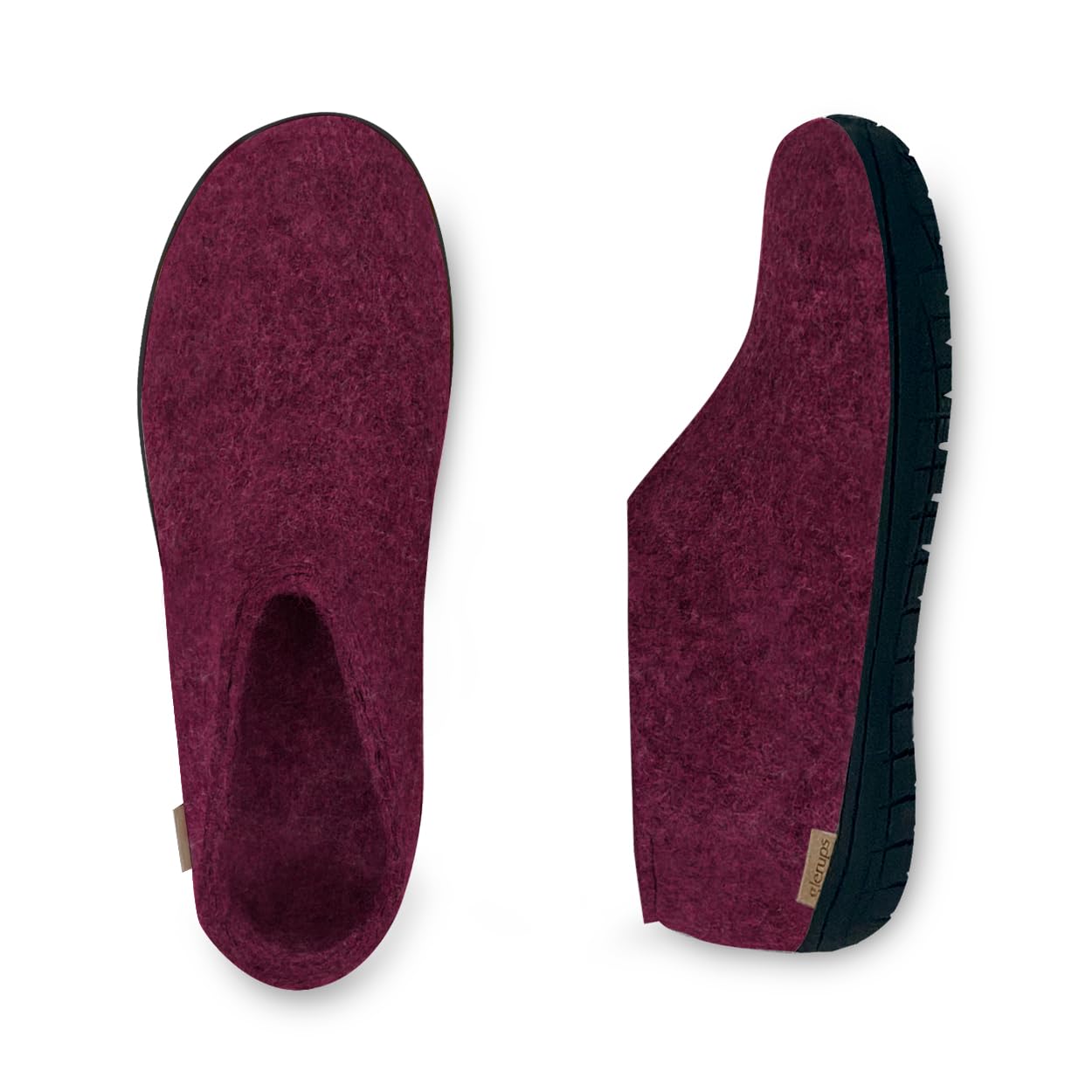 Glerups Unisex Wool Slippers with Rubber Sole - Indoor/Outdoor Comfortable House Shoes for Men & Women | Perfect for Home, Office, and Backyard Relaxation