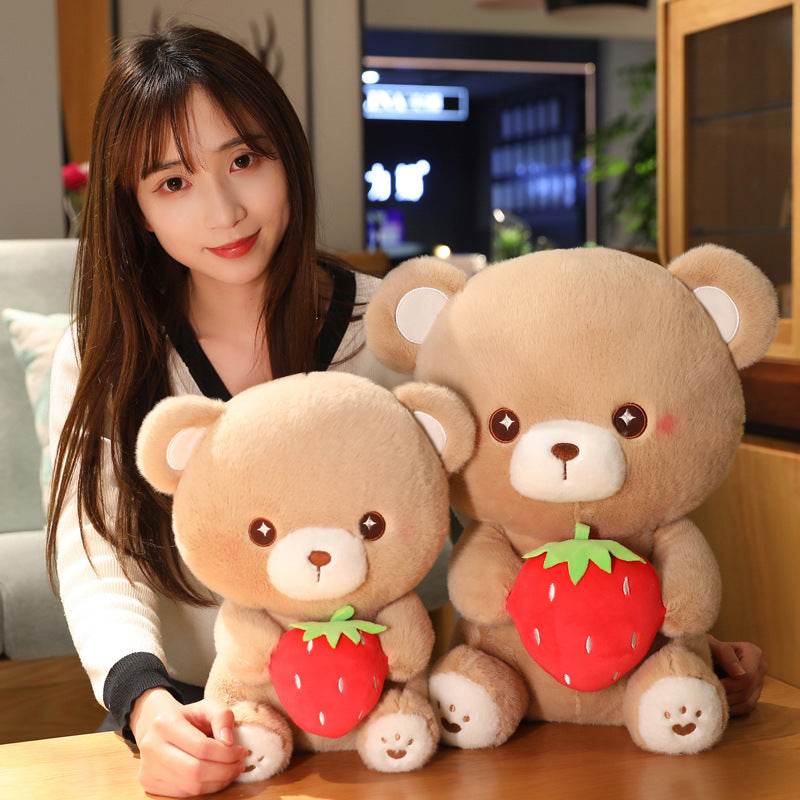Tiny Teddy Berry: Adorable Kawaii Teddy Bear Plush Toy - Perfect for Gifts, Kids' Rooms & Kawaii Collections