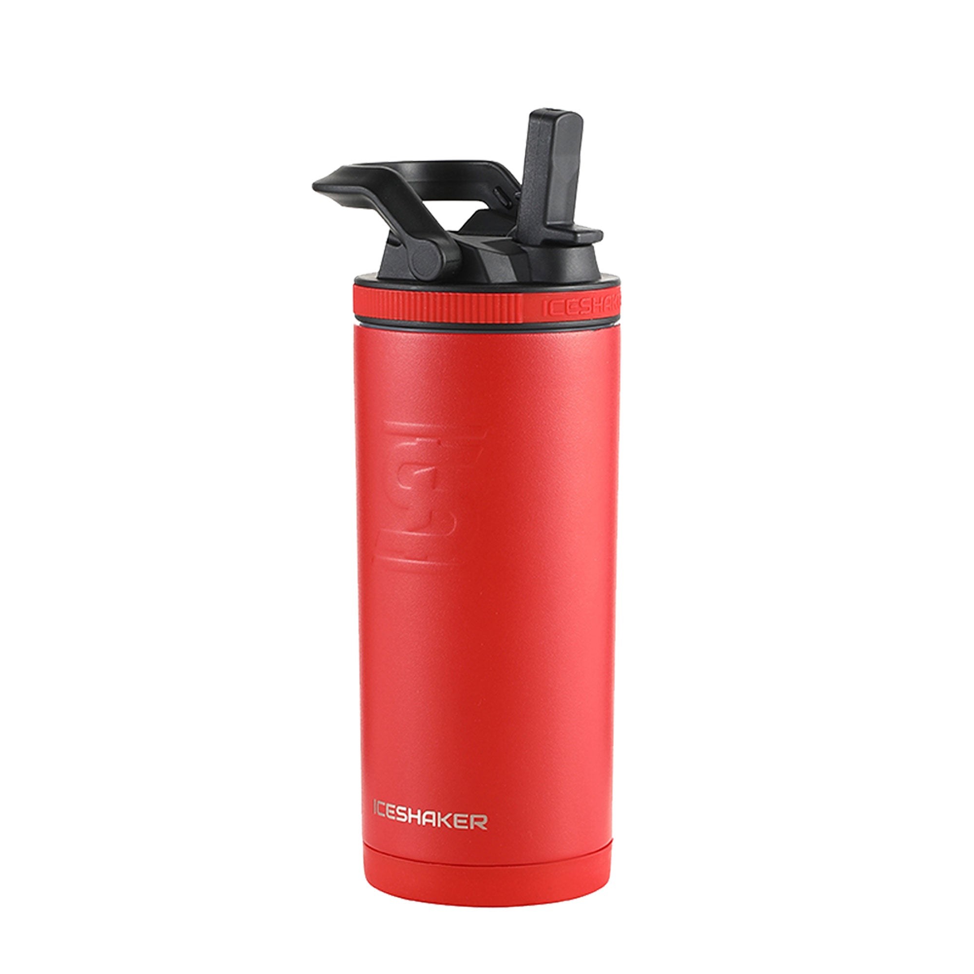 14oz Insulated Sports Water Bottle with Leak-Proof Lid - Red | Perfect for Gym, Hiking & Outdoor Activities