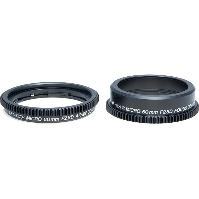 Sea & Sea Focus Gear for Nikon AF Nikkor Micro 60mm F2.8D Lens - Underwater Photography Accessory for Macro Shooting in Scuba Diving and Marine Exploration