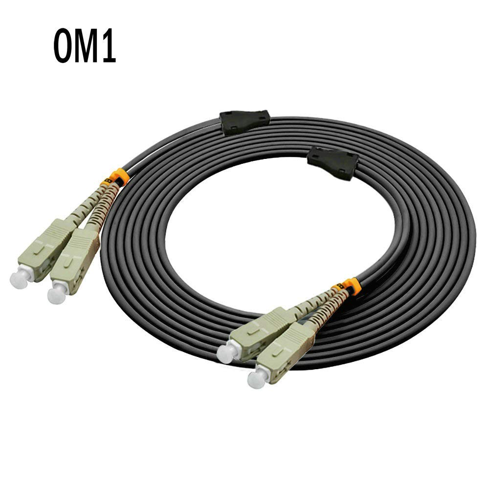 150Meters SC to SC Outdoor Armored Duplex 62.5/125 OM1 Multimode Fiber Optic Patch Cable - 492ft SC-SC Connector for Networking, CCTV, Data Centers & Outdoor Installations
