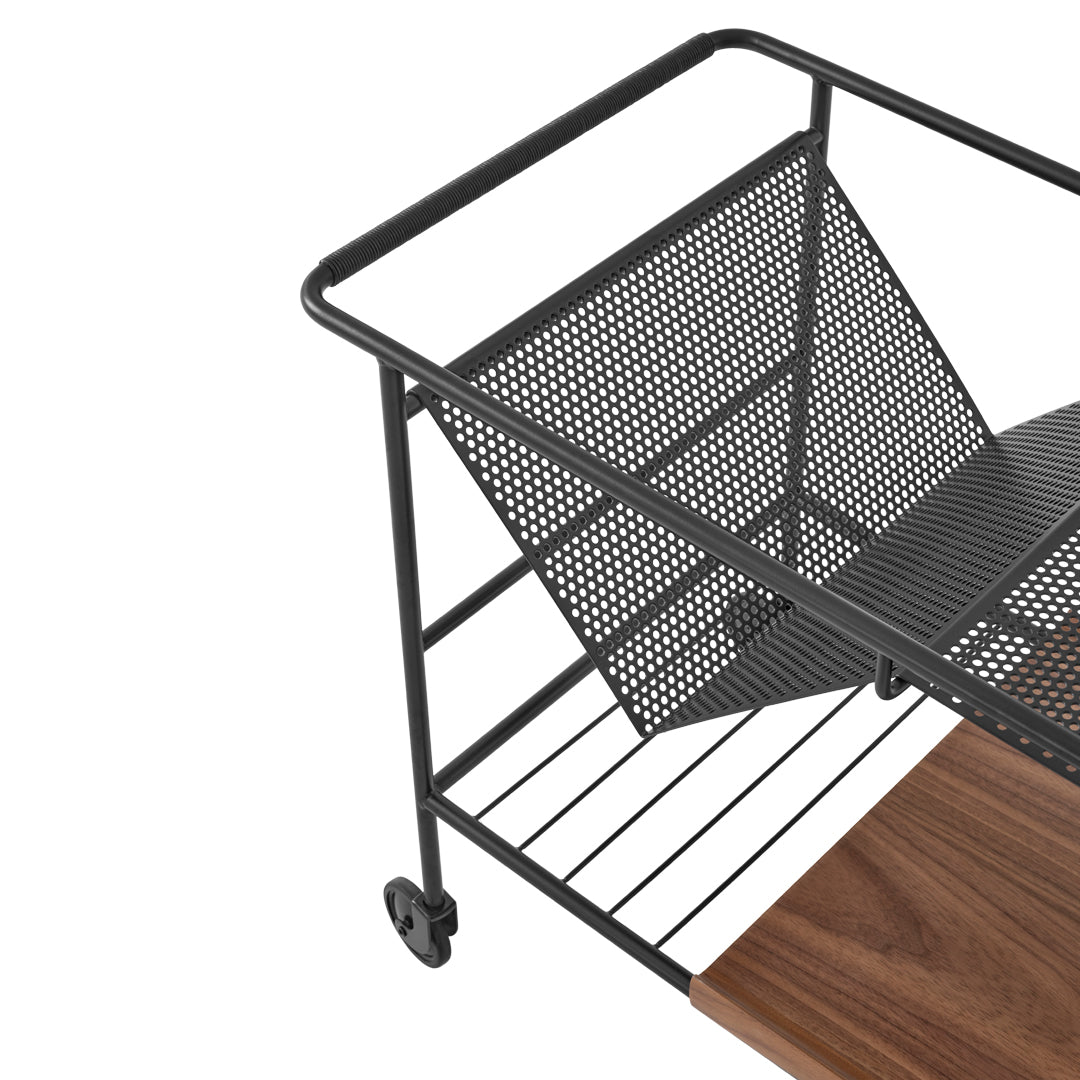 Alima NDS1 Rolling Trolley Cart - Heavy Duty Luggage Carrier with 360° Wheels for Travel, Shopping, and Warehouse Use