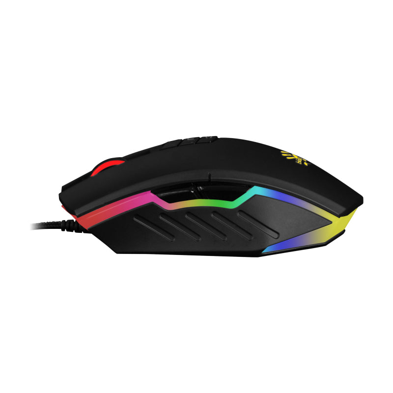 Bloody A70 Light Strike RGB Gaming Mouse - 7 Programmable Buttons, 16000 DPI, Ergonomic Design for PC Gamers - Perfect for FPS, MOBA, and Esports Gaming