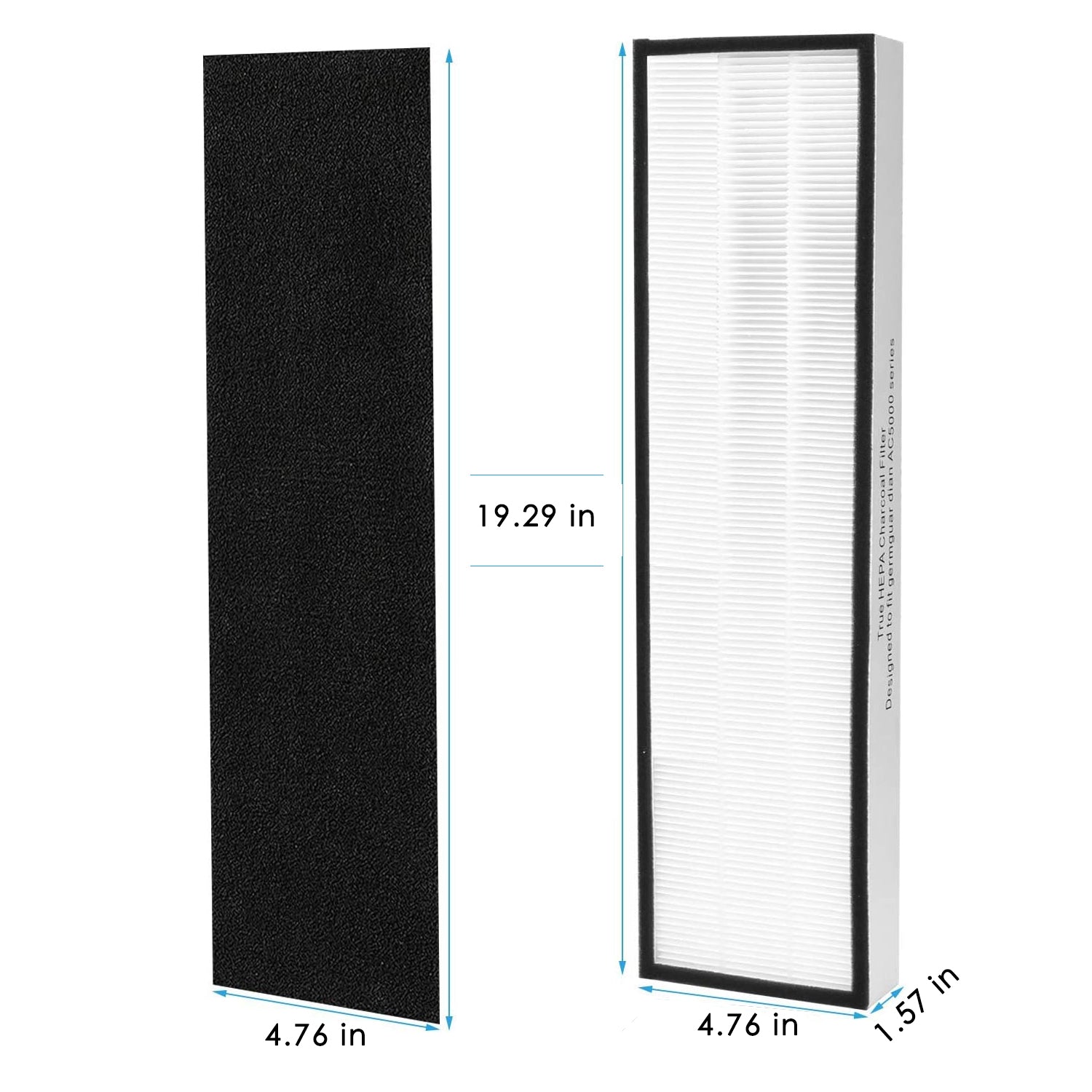 Germ Guardian AC5000 AC5000e AC5250pt AC5350w Replacement Air Purifier Filter - Compatible with Germ Guardian Air Purifiers - Perfect for Home, Office, and Bedroom Air Purification