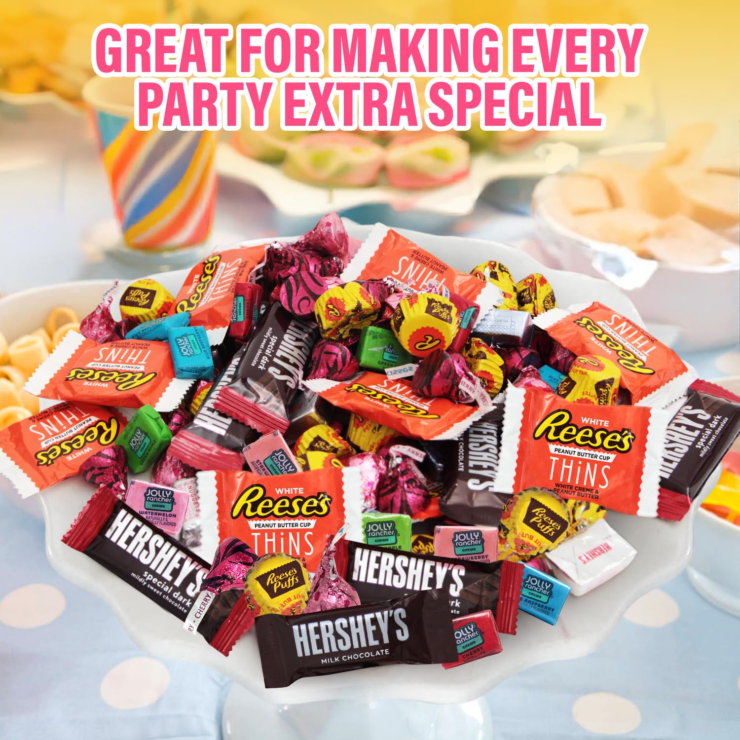 5lb Chocolate Candy Mix Variety Pack - Bulk Assorted Chocolates & Sweets for Family Gatherings, Office Break Rooms, Candy Buffets, Birthday Parties & Holiday Treats - Perfect for Gifting & Snacking